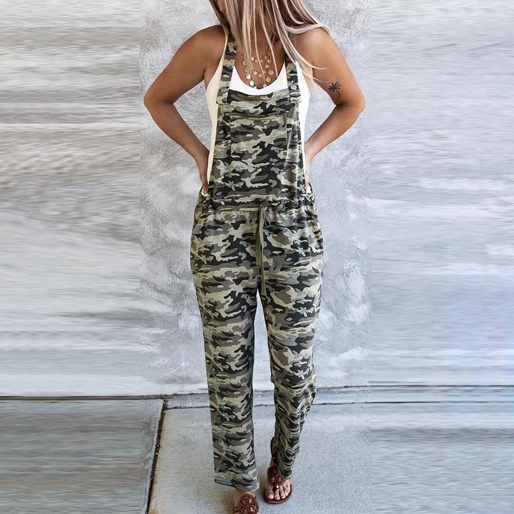 Summer New Camouflage Women's Overalls Overalls
