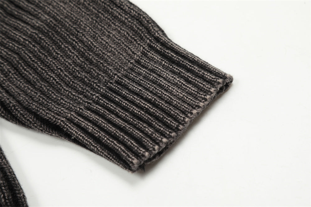 Men's Vintage Zipper Cardigan Sweater
