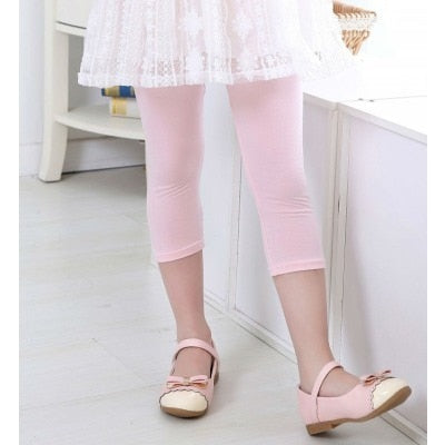New children's summer wear leggings thin girls pants modal quality cotton pants