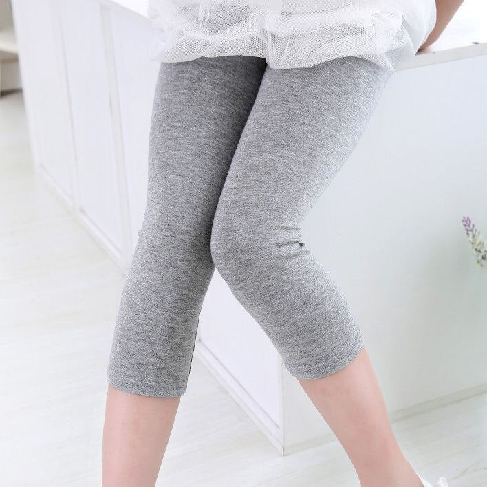 New children's summer wear leggings thin girls pants modal quality cotton pants