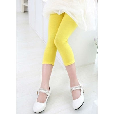 New children's summer wear leggings thin girls pants modal quality cotton pants