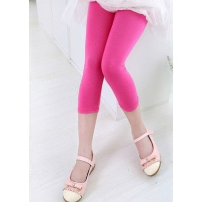 New children's summer wear leggings thin girls pants modal quality cotton pants