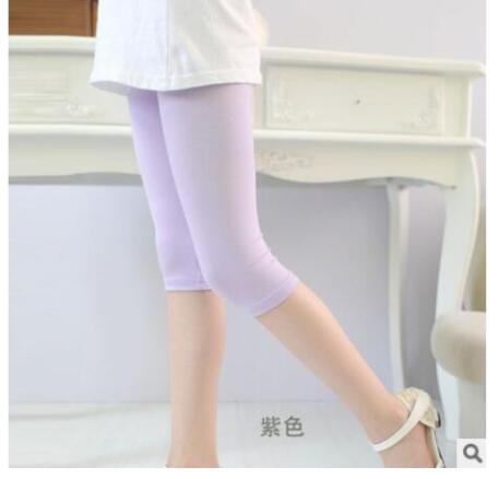 New children's summer wear leggings thin girls pants modal quality cotton pants