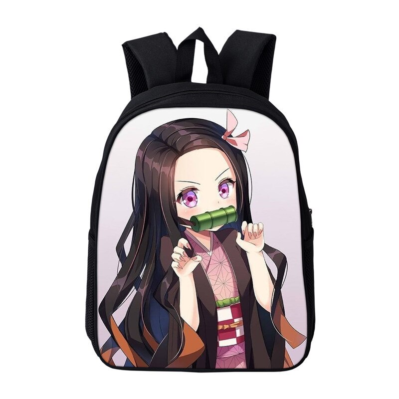 Anime Kamado Nezuko Backpack Toddler Demon Slayer Kindergarten Bags Bookbags Children Mini School Bags Kids Preschool