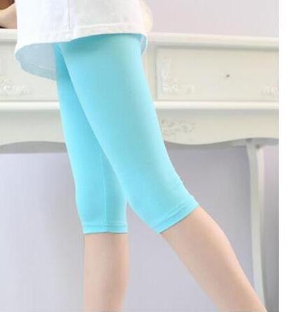 New children's summer wear leggings thin girls pants modal quality cotton pants