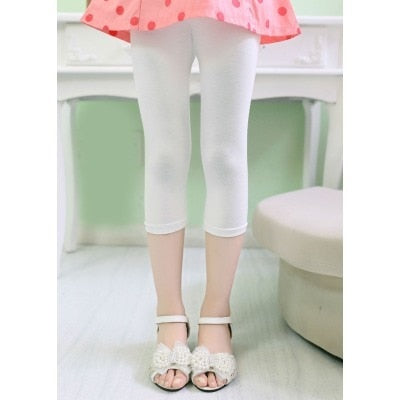 New children's summer wear leggings thin girls pants modal quality cotton pants
