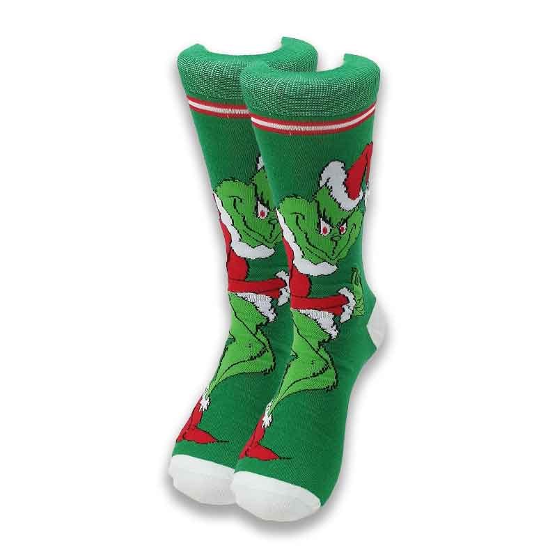 Street Style Hiphop Personalized Novelty Horror Sock Men Weird Comic Style Men Socks Funny Autumn Winter Cotton Warm Dress Socks