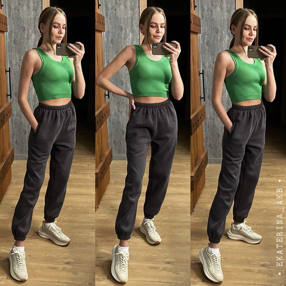 NHKDSASA Women's Top Sexy Crop Top Female Seamless Underwear Tank Top Girls Summer Cami T-shirt Sexy Lingerie Sports Camisole