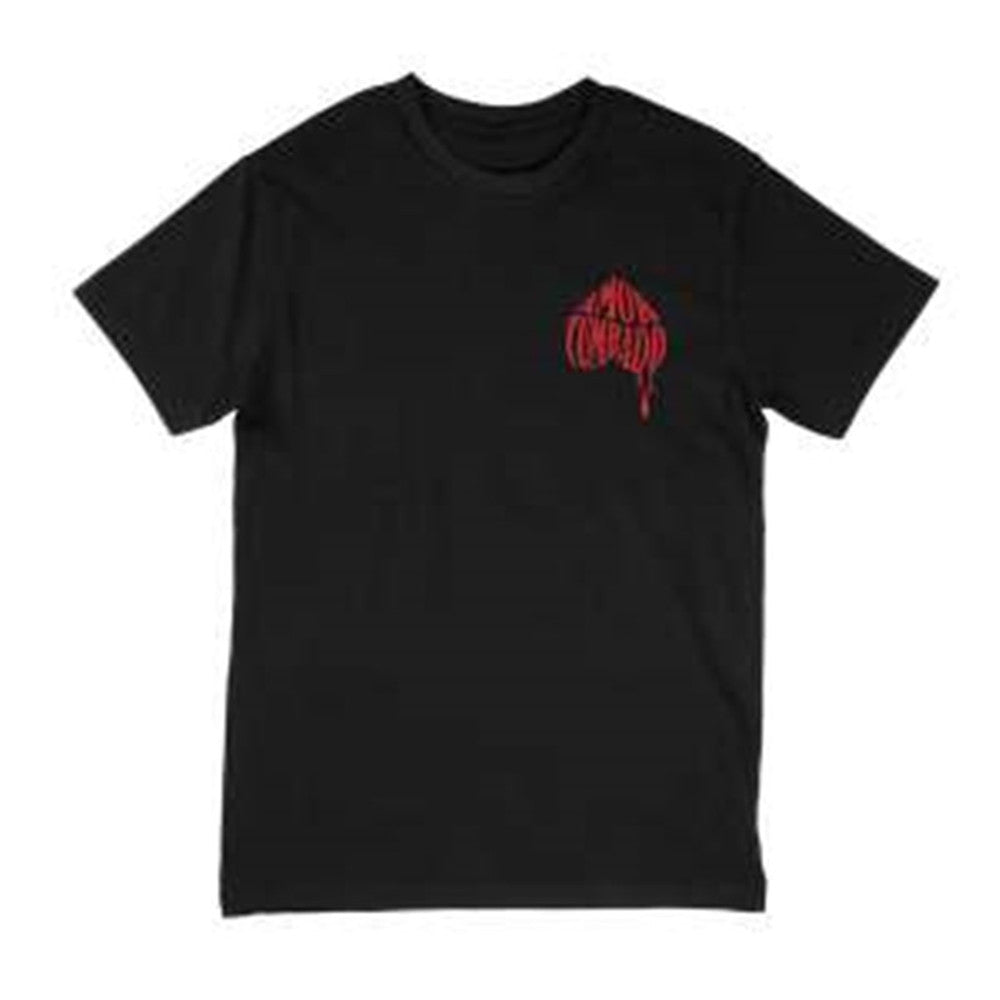 Cotton T-shirt Round Neck Short Sleeve Printing
