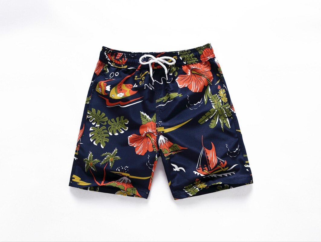 Summer Kids Boy Beach Pants Baby Quick Drying Swimming Shorts Cartton Boys Surfing Pants