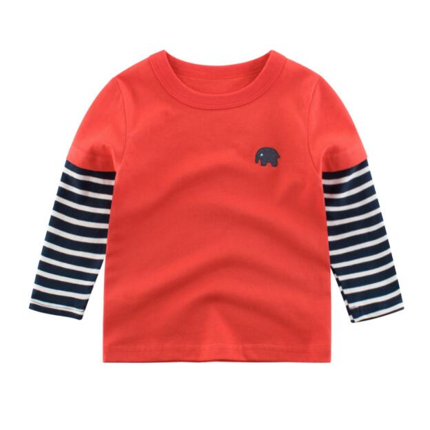 New Spring Children's Clothing Boy T-shirt Wholesale Big Dinosaur Pattern Baby Clothing Mother Kids Clothes With Cotton T