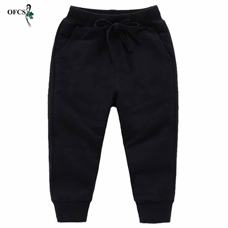 Spring Best Selling Boy's Pants Candy Color Girl's Sports Trousers Fall Sweatpants Autumn Teenage Children Active Clothing 2-12Y