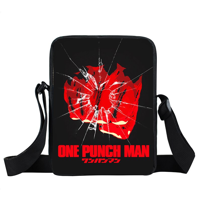 Anime One Punch Woman Messenger Bag Saitama Genos Crossbody Bags Teenager Handbag ONE PUNCH-MANs Shoulder Bags Tote Bookbag
