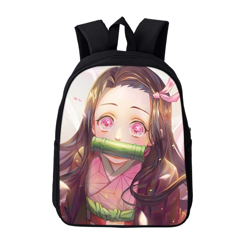 Anime Kamado Nezuko Backpack Toddler Demon Slayer Kindergarten Bags Bookbags Children Mini School Bags Kids Preschool