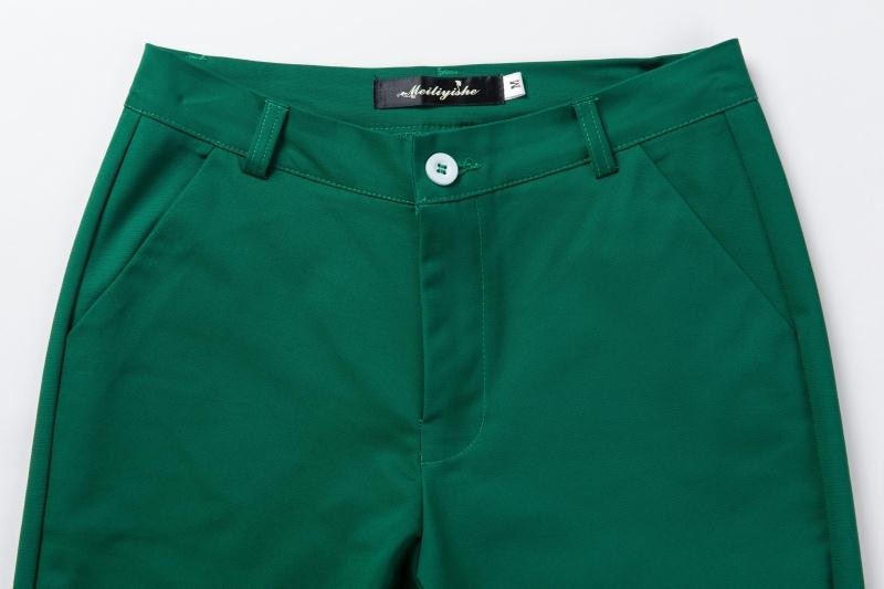 Fashion Streetwear Cute Candy Color Pencil Pants Women Stretch Cotton Slim Waist Straight Pantalones Casual Office Work Trousers