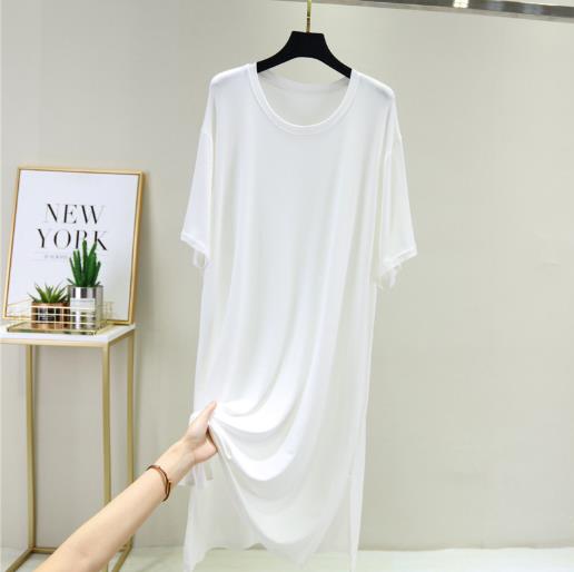 Sleepwear women night dress new modal cotton nightgowns loose large size nightshirt female gown sleep dresses