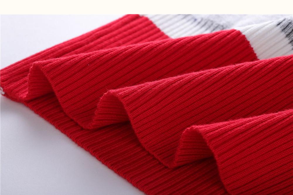 HLBCBG High Quality Fashion Designer Cardigan Long sleeve Single Breasted Contrast Color Button Knitted Sweaters