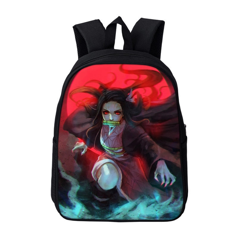Anime Kamado Nezuko Backpack Toddler Demon Slayer Kindergarten Bags Bookbags Children Mini School Bags Kids Preschool