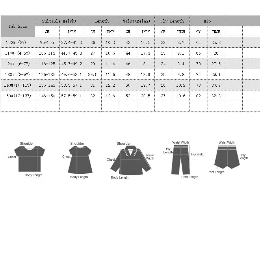 SheeCute girls boys cotton shorts Children Beach Sports Short Pants 4296