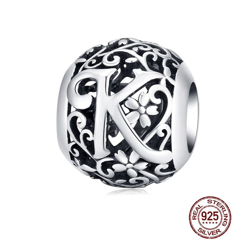 Round Charms Genuine 925 Sterling Silver Vintage Galaxy Openwork Beads Fit Original Bracelet Pendant Authentic Jewelry Women