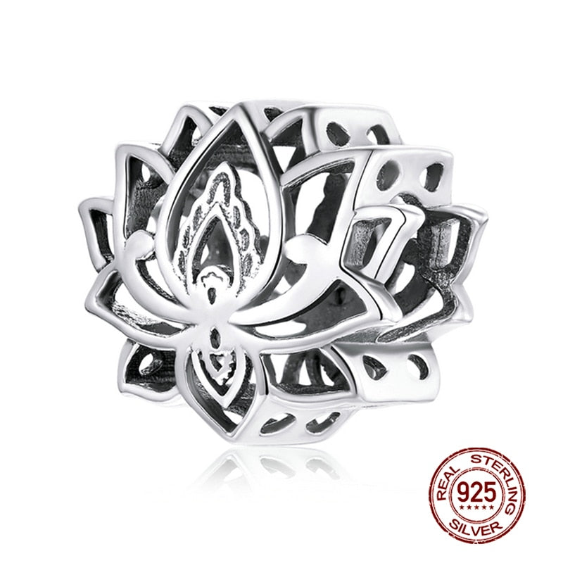 Round Charms Genuine 925 Sterling Silver Vintage Galaxy Openwork Beads Fit Original Bracelet Pendant Authentic Jewelry Women