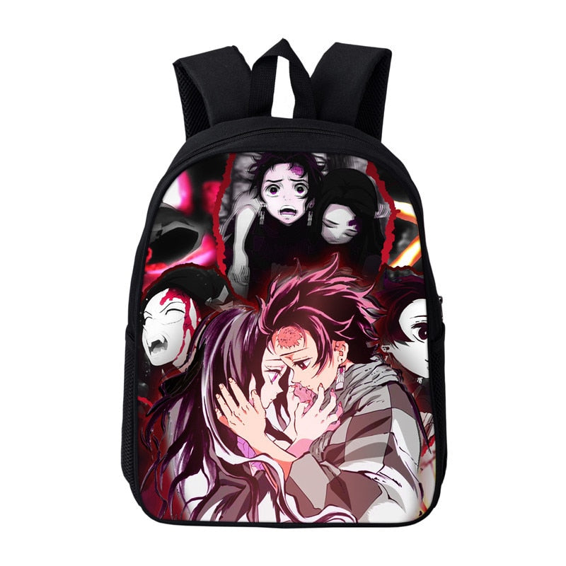 Anime Kamado Nezuko Backpack Toddler Demon Slayer Kindergarten Bags Bookbags Children Mini School Bags Kids Preschool