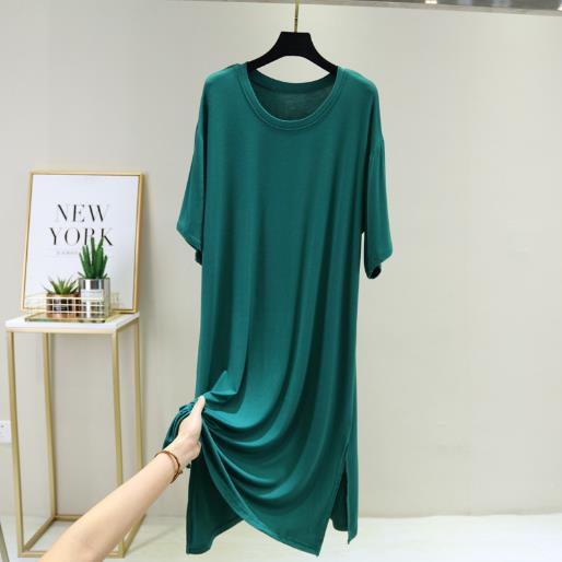 Sleepwear women night dress new modal cotton nightgowns loose large size nightshirt female gown sleep dresses