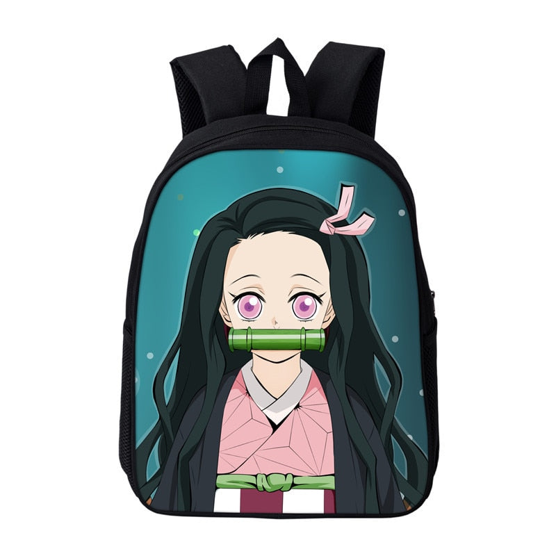 Anime Kamado Nezuko Backpack Toddler Demon Slayer Kindergarten Bags Bookbags Children Mini School Bags Kids Preschool