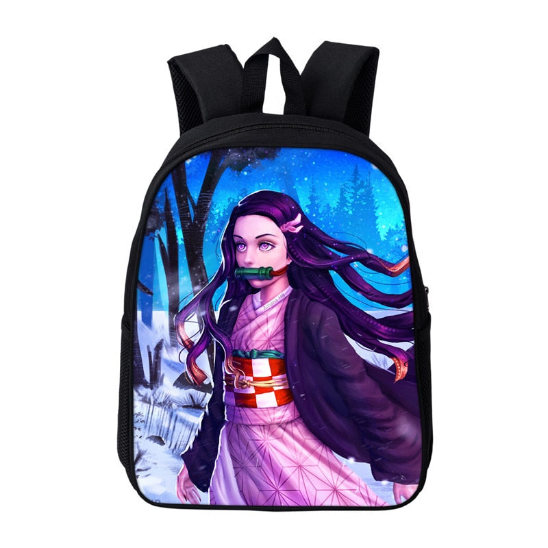Anime Kamado Nezuko Backpack Toddler Demon Slayer Kindergarten Bags Bookbags Children Mini School Bags Kids Preschool