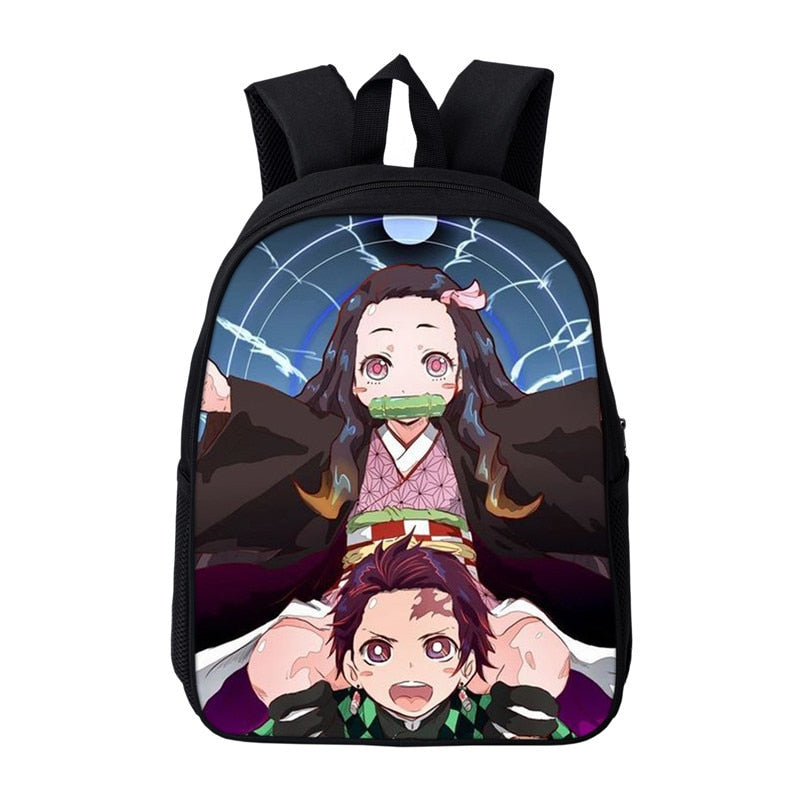 Anime Kamado Nezuko Backpack Toddler Demon Slayer Kindergarten Bags Bookbags Children Mini School Bags Kids Preschool