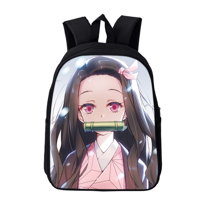 Anime Kamado Nezuko Backpack Toddler Demon Slayer Kindergarten Bags Bookbags Children Mini School Bags Kids Preschool