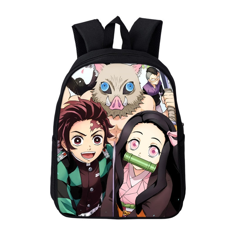 Anime Kamado Nezuko Backpack Toddler Demon Slayer Kindergarten Bags Bookbags Children Mini School Bags Kids Preschool