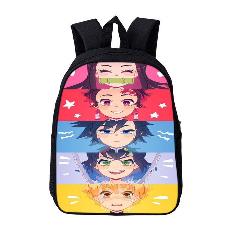 Anime Kamado Nezuko Backpack Toddler Demon Slayer Kindergarten Bags Bookbags Children Mini School Bags Kids Preschool