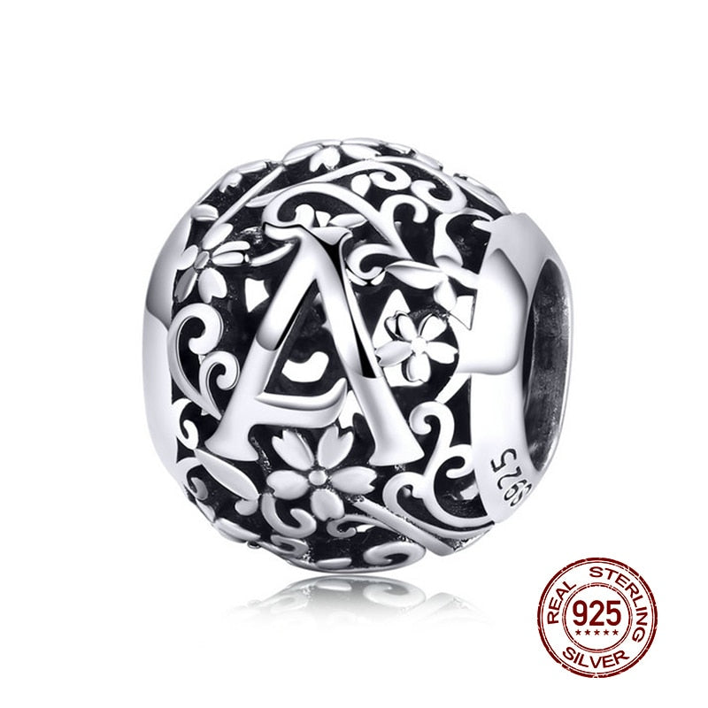 Round Charms Genuine 925 Sterling Silver Vintage Galaxy Openwork Beads Fit Original Bracelet Pendant Authentic Jewelry Women