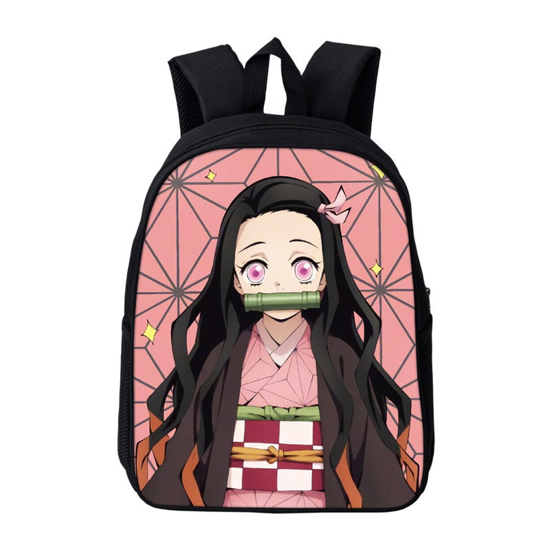 Anime Kamado Nezuko Backpack Toddler Demon Slayer Kindergarten Bags Bookbags Children Mini School Bags Kids Preschool