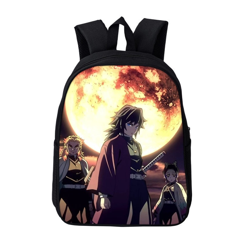 Anime Kamado Nezuko Backpack Toddler Demon Slayer Kindergarten Bags Bookbags Children Mini School Bags Kids Preschool