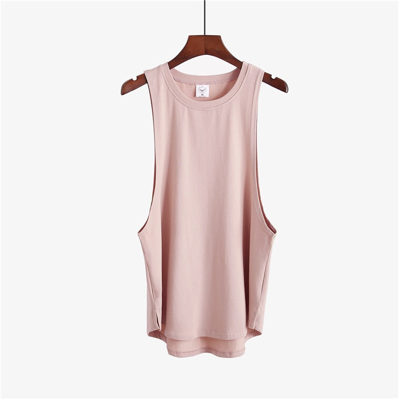 Fitness clothing blank sleeveless shirt mens gym stringer tank top bodybuilding tanktop men sportwear undershirt fashion vest