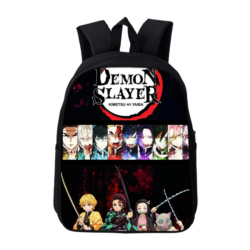 Anime Kamado Nezuko Backpack Toddler Demon Slayer Kindergarten Bags Bookbags Children Mini School Bags Kids Preschool