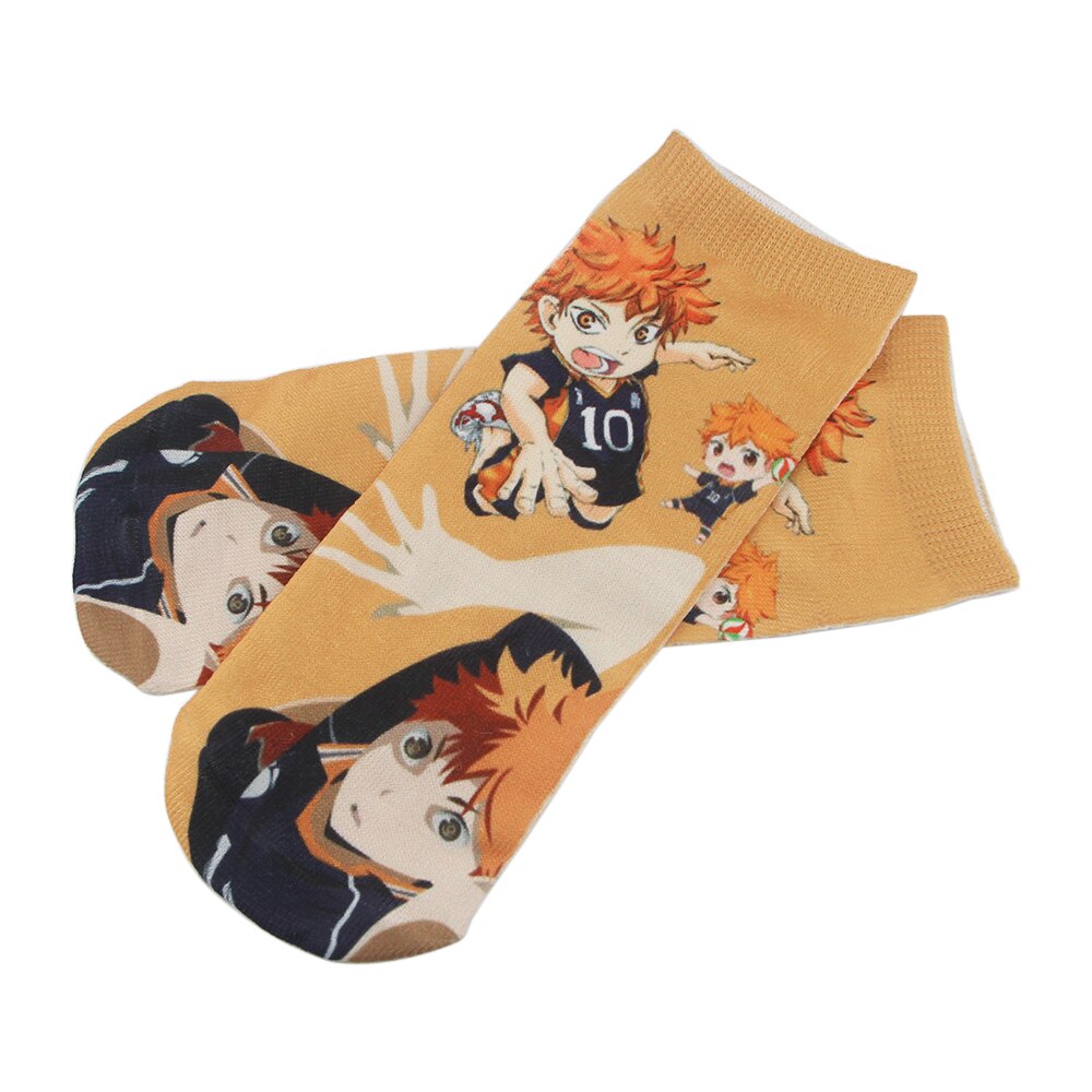 DZ985 Cute Haikyuu!! Anime Happy Socks Casual Creative Soft Comfortable Funny Novelty Men Women Cotton