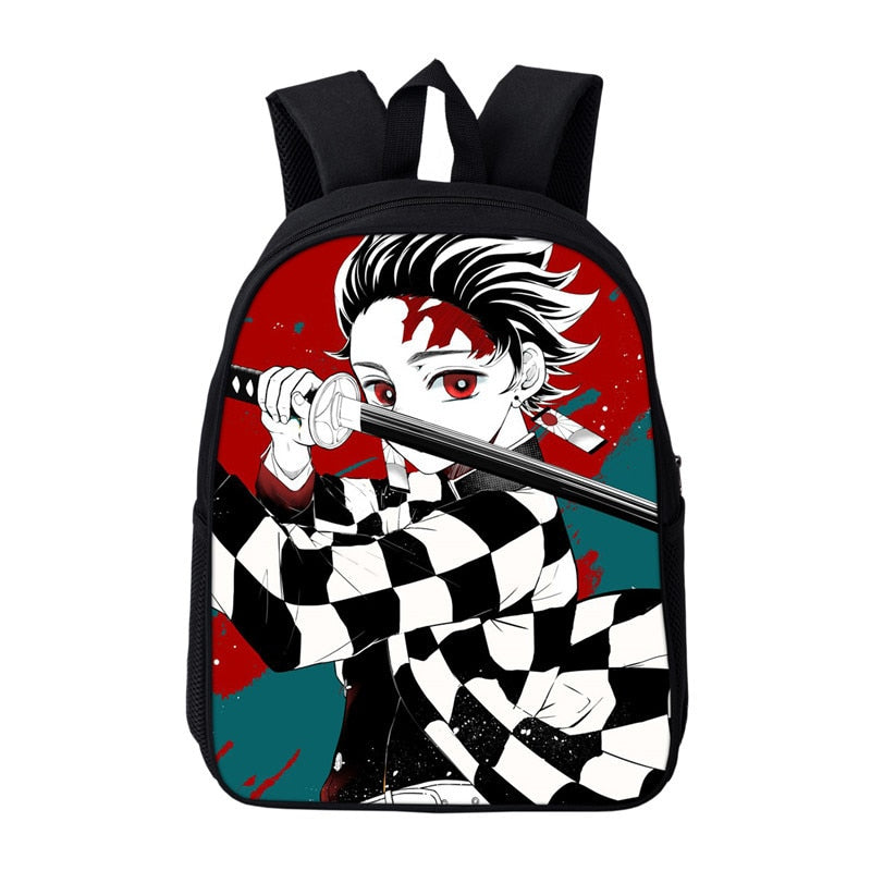 Anime Kamado Nezuko Backpack Toddler Demon Slayer Kindergarten Bags Bookbags Children Mini School Bags Kids Preschool