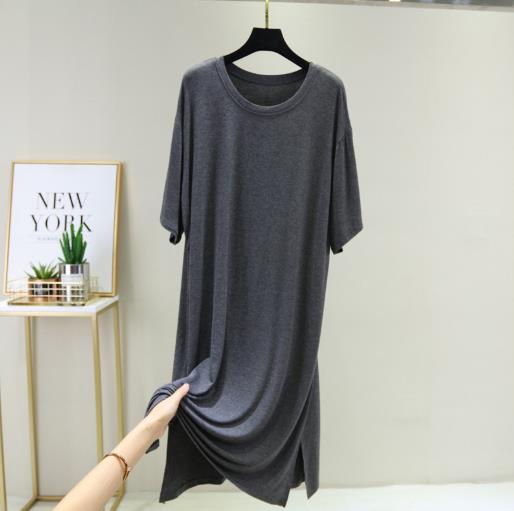 Sleepwear women night dress new modal cotton nightgowns loose large size nightshirt female gown sleep dresses