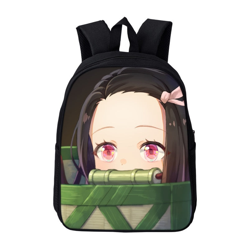Anime Kamado Nezuko Backpack Toddler Demon Slayer Kindergarten Bags Bookbags Children Mini School Bags Kids Preschool