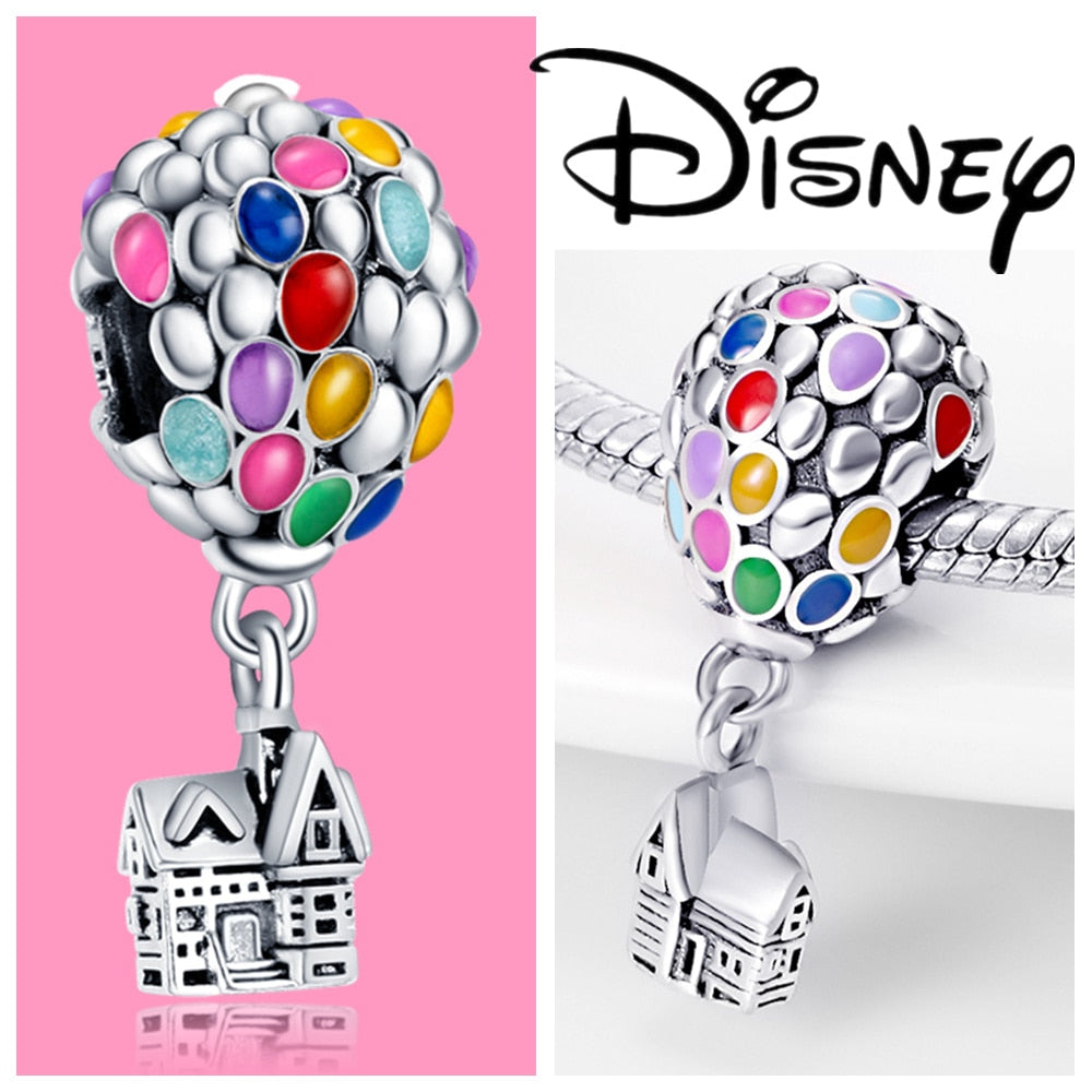Disney Stitch Minnie Mouse Winnie Charms Dangle Fit Charms Silver 925 Original Bracelet Beads Charm for Pendant Jewelry Gift