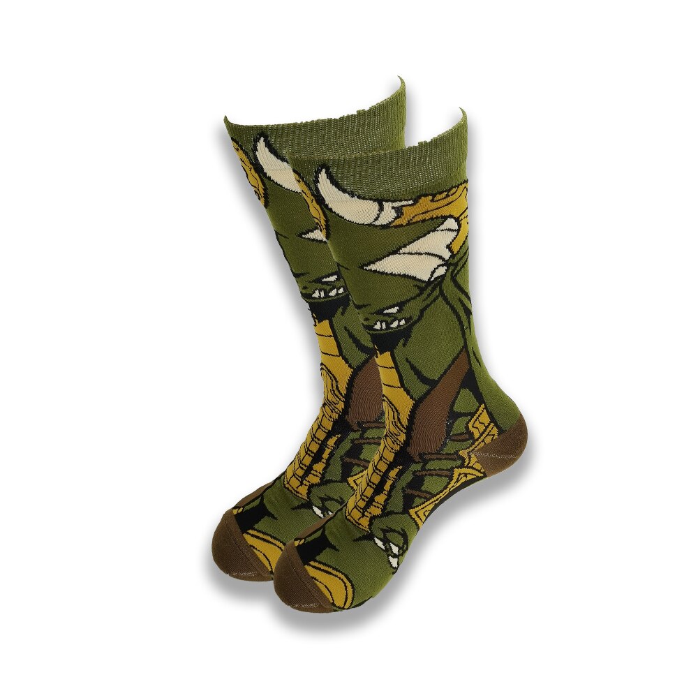 Street Style hiphop personalized Novelty  sock men weird comic style men socks funny autumn winter cotton warm dress socks