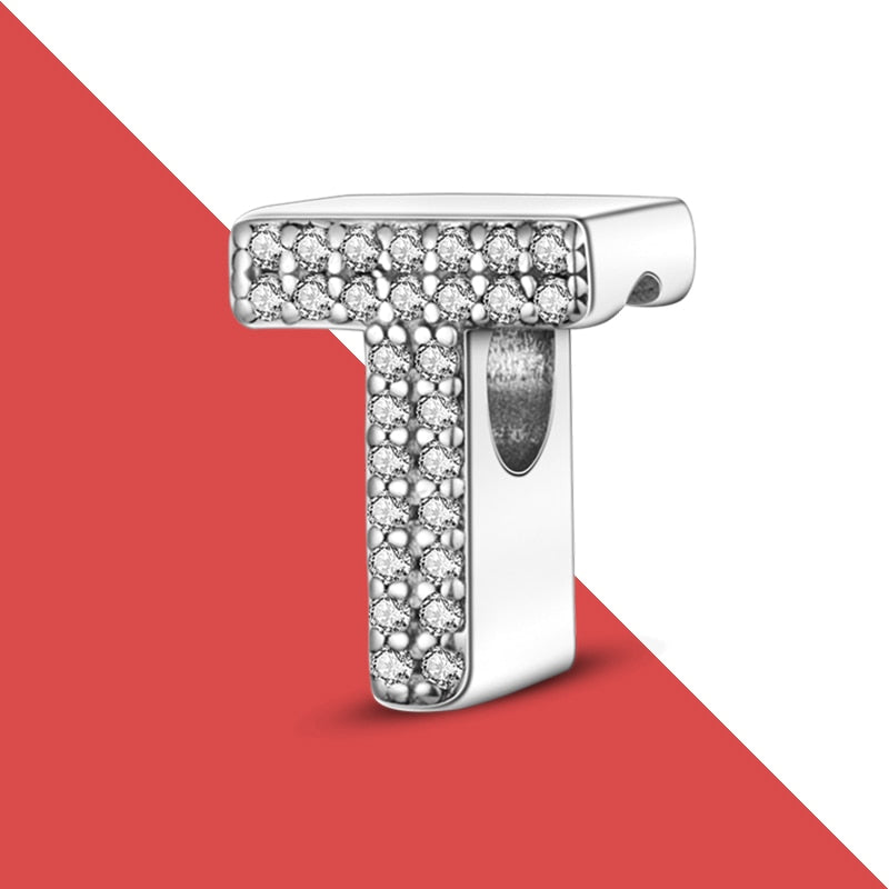 charms plata de ley 925 fit pandora 925 original bracelets for women 925 silver letter charms beads pendant diy jewelry 2022 hot