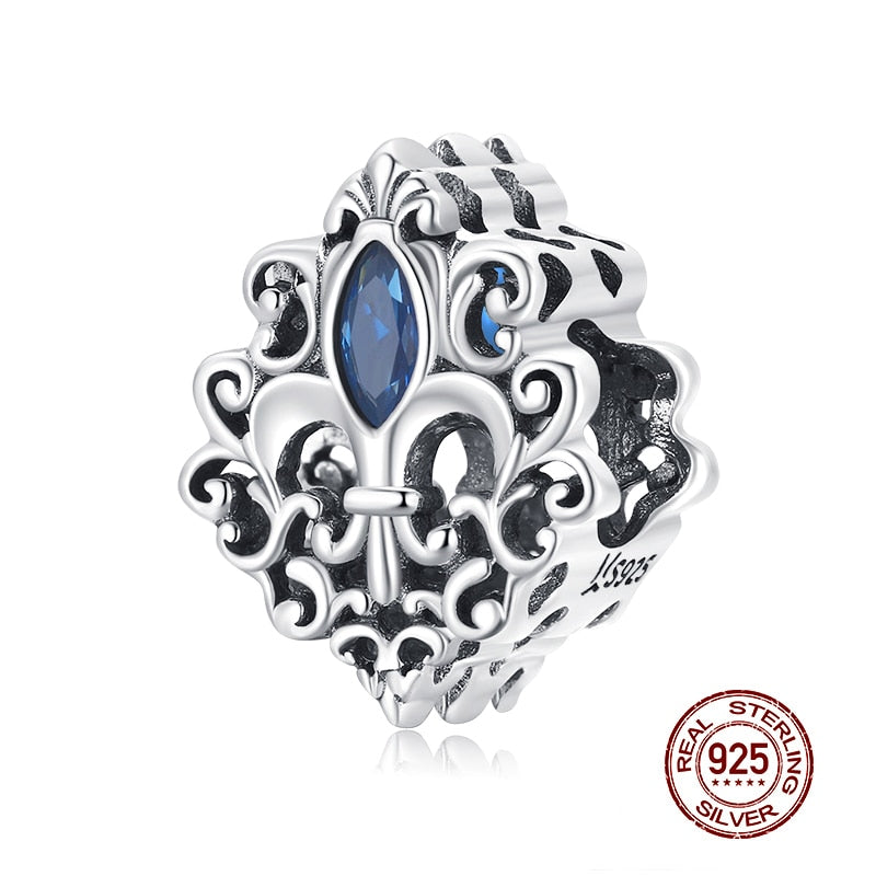 Round Charms Genuine 925 Sterling Silver Vintage Galaxy Openwork Beads Fit Original Bracelet Pendant Authentic Jewelry Women