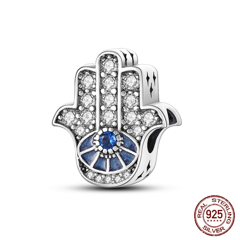 Fit Pandora 925 Original Bracelet Chameleon Luminous Firefly Butterfly Silver Charms Beads For DIY Christmas Jewelry Gift Making