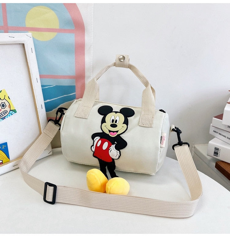 New Disney Shoulder Bags Cartoons Mickey Mouse Nylon Bag Women Messenger Bag Cute Anime Fashion Handbag Gifts for A Girls