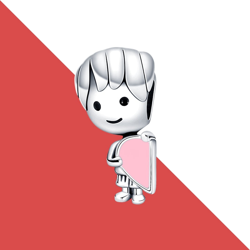 charms plata de ley 925 fit pandora 925 original bracelets for women 925 silver letter charms beads pendant diy jewelry 2022 hot