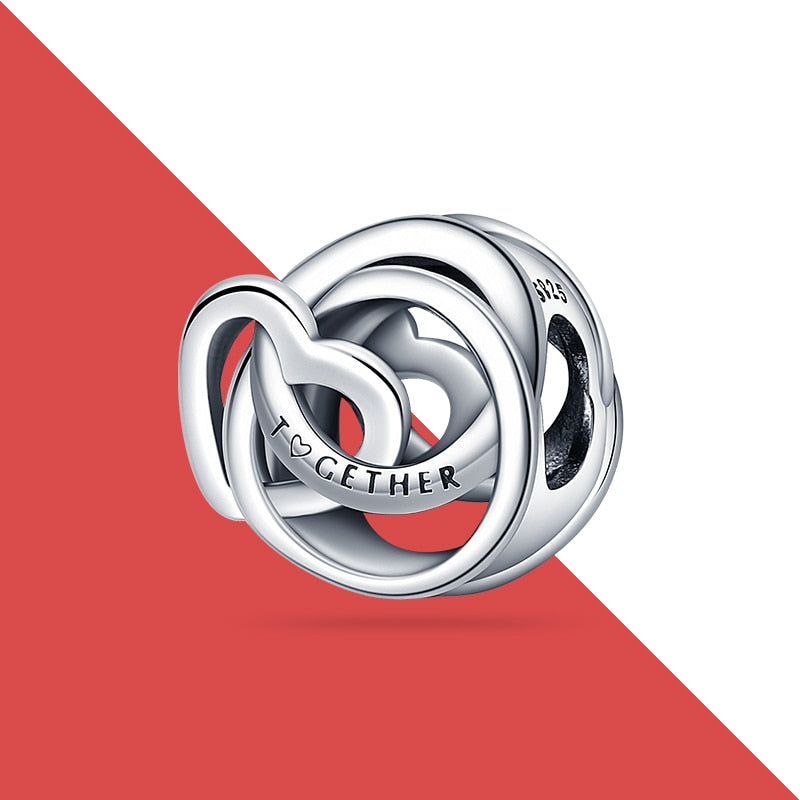 charms plata de ley 925 fit pandora 925 original bracelets for women 925 silver letter charms beads pendant diy jewelry 2022 hot